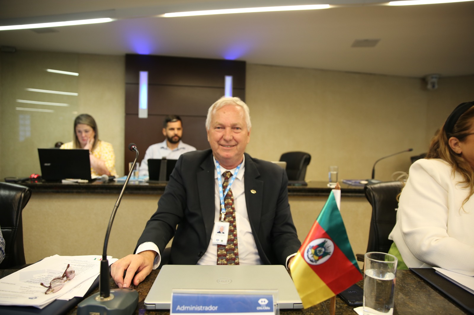 Conselheiro Federal e Diretor, Adm. Sérgio Rauber participa da primeira Reunião de Diretoria Executiva do CFA de 2023